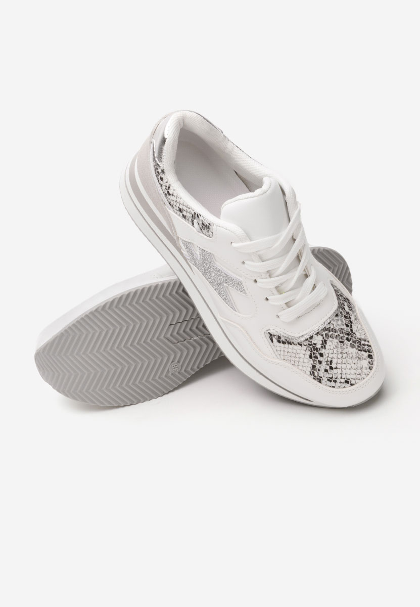 Jacquelyne fehér telitalpú platform sneaker