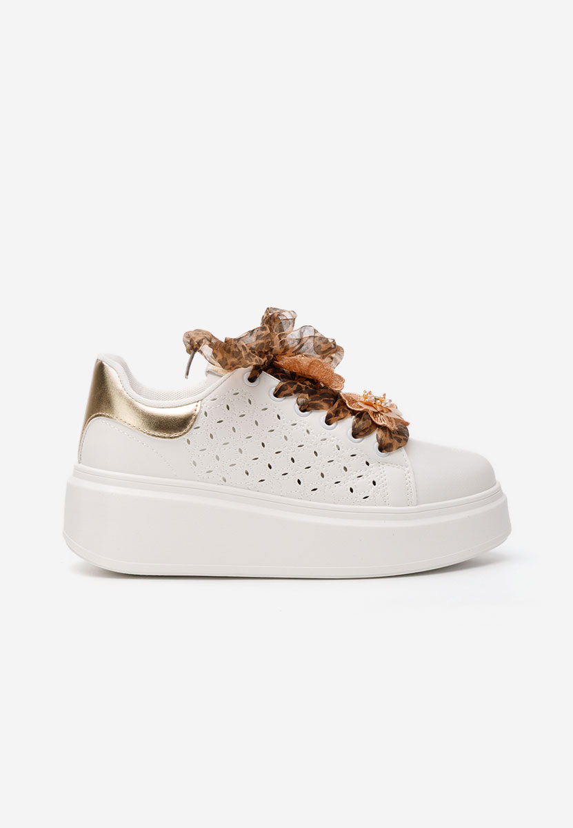 Lera leopárdmintás telitalpú platform sneaker