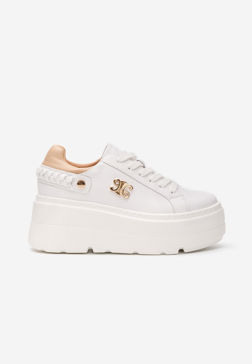 Blanch fehér telitalpú platform sneaker