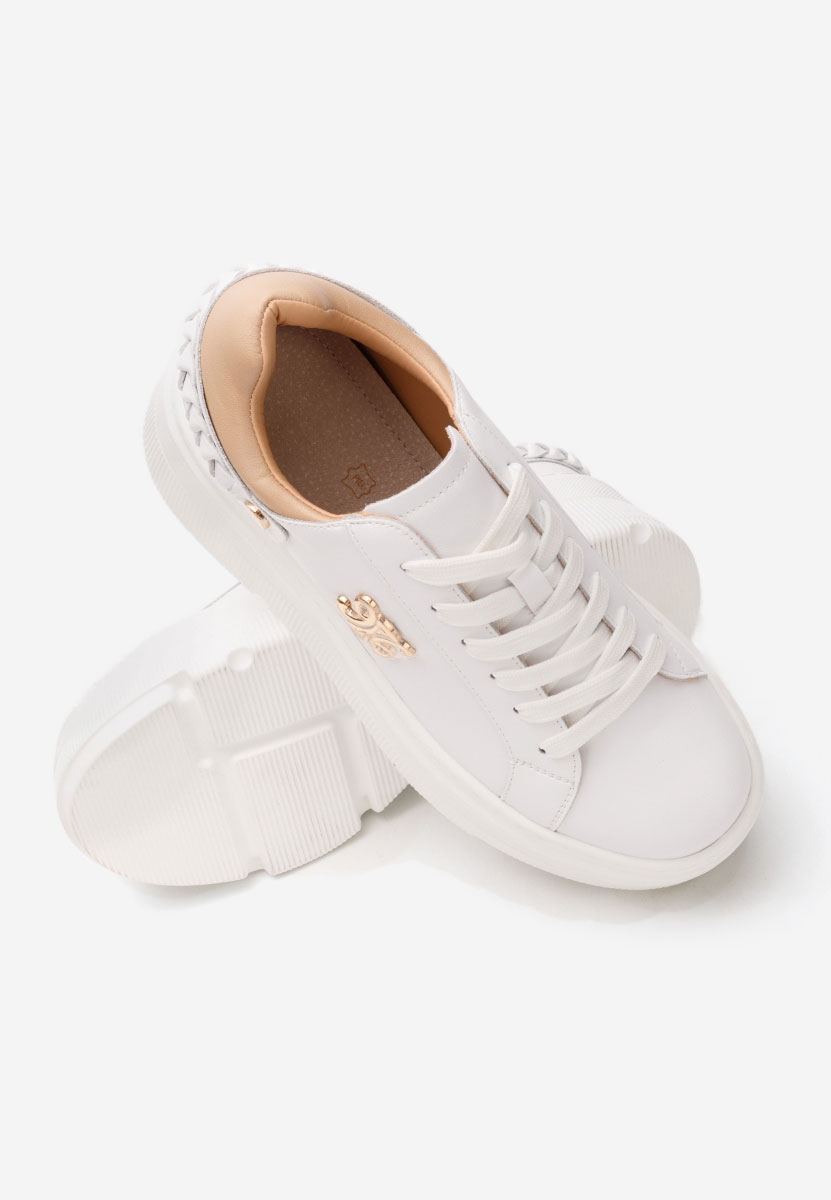 Blanch fehér telitalpú platform sneaker