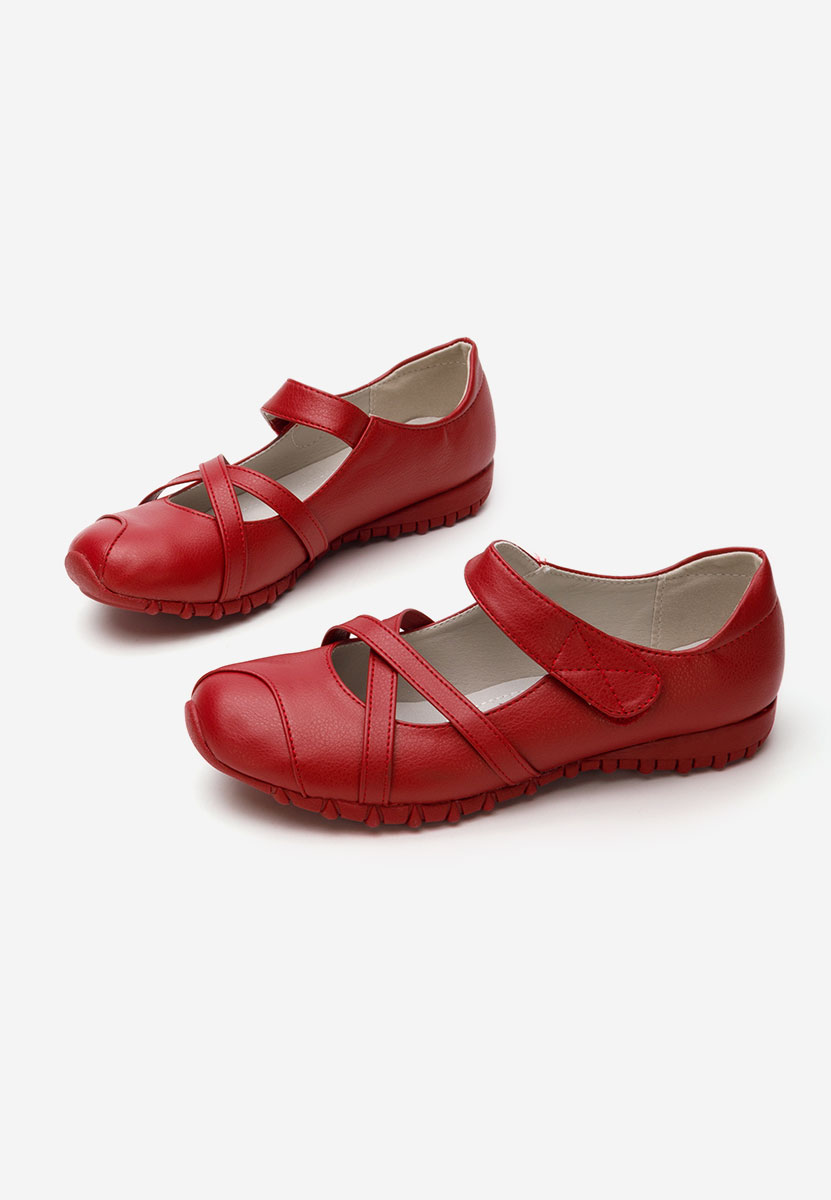 Espada piros balerina cipő