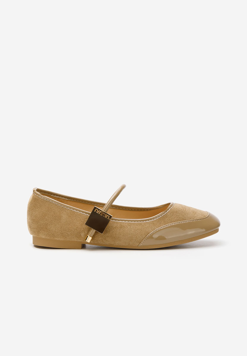 Melyda khaki női balerina