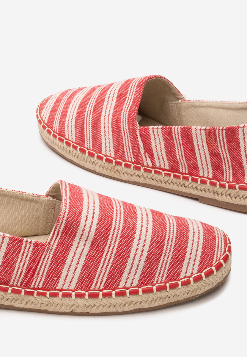 Jonie piros férfi espadrilles