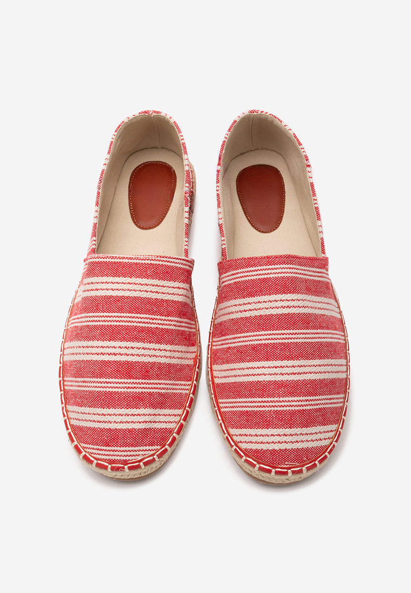 Jonie piros férfi espadrilles