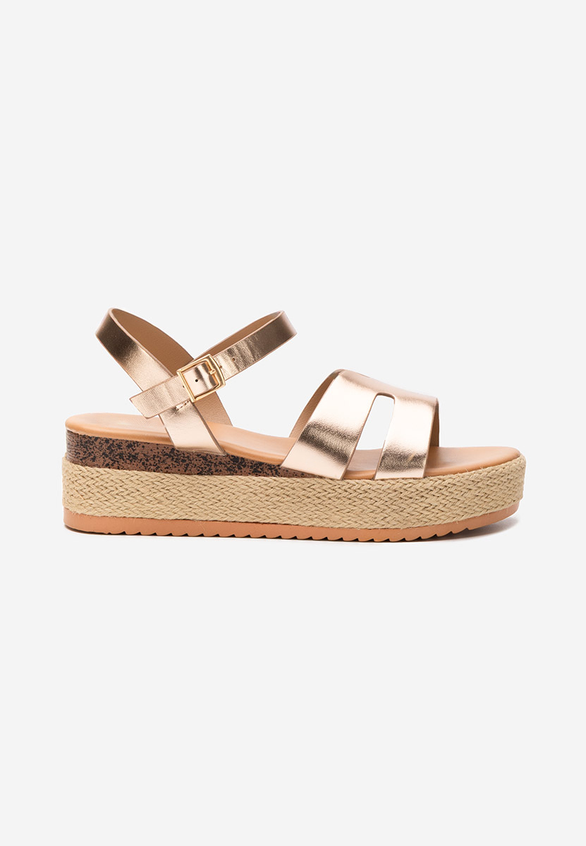 Rumia pezsgő színű espadrilles szandál