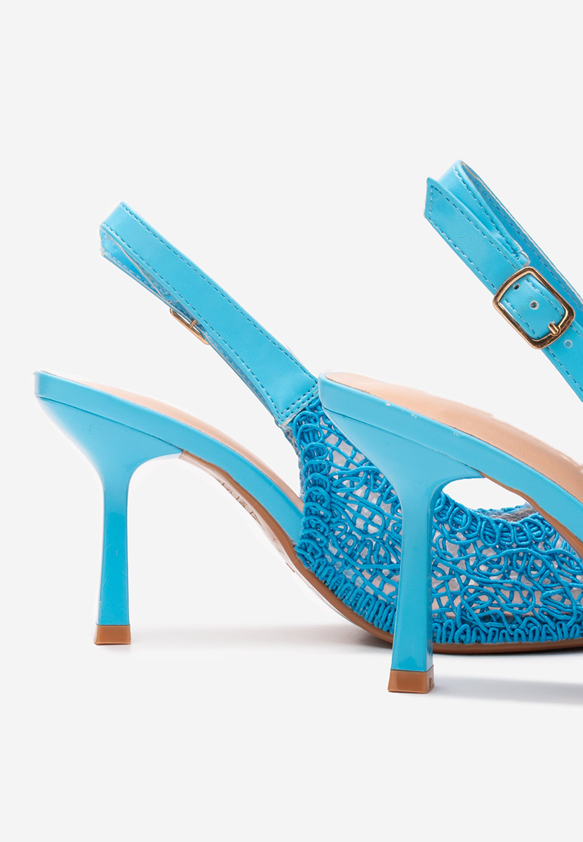 Besima tengerészkék tűsarkú cipő 