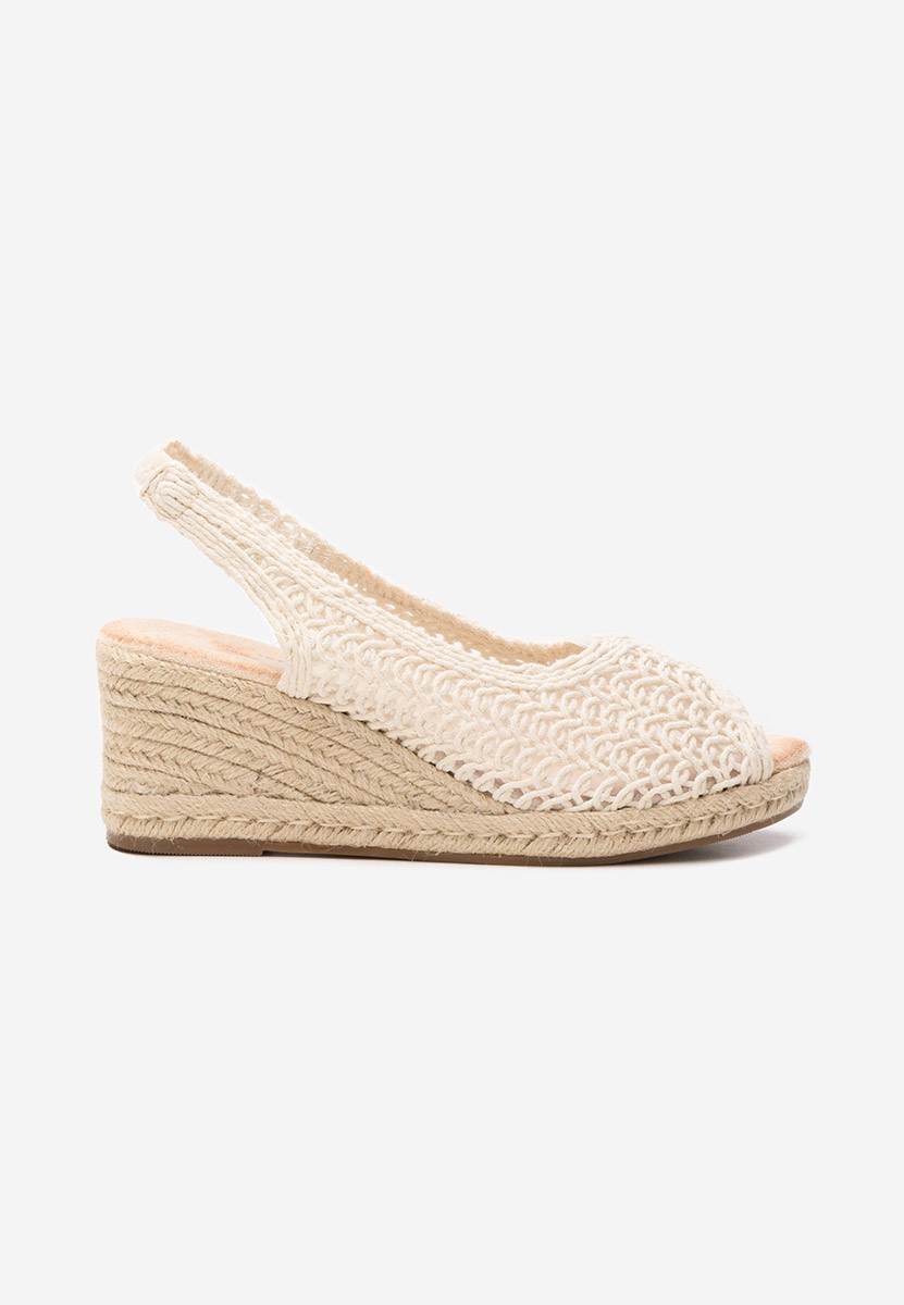 Xiomara bézs platform szandál