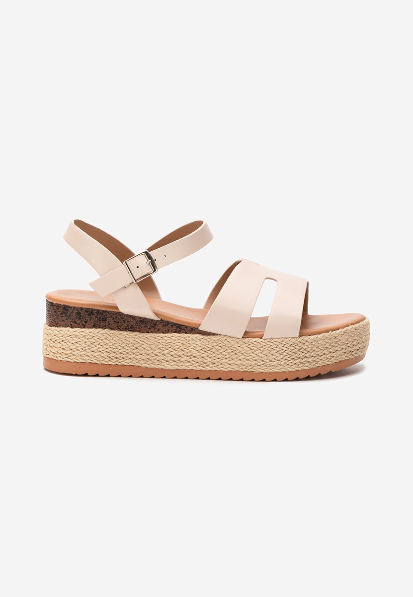 Rumia bézs espadrilles szandál