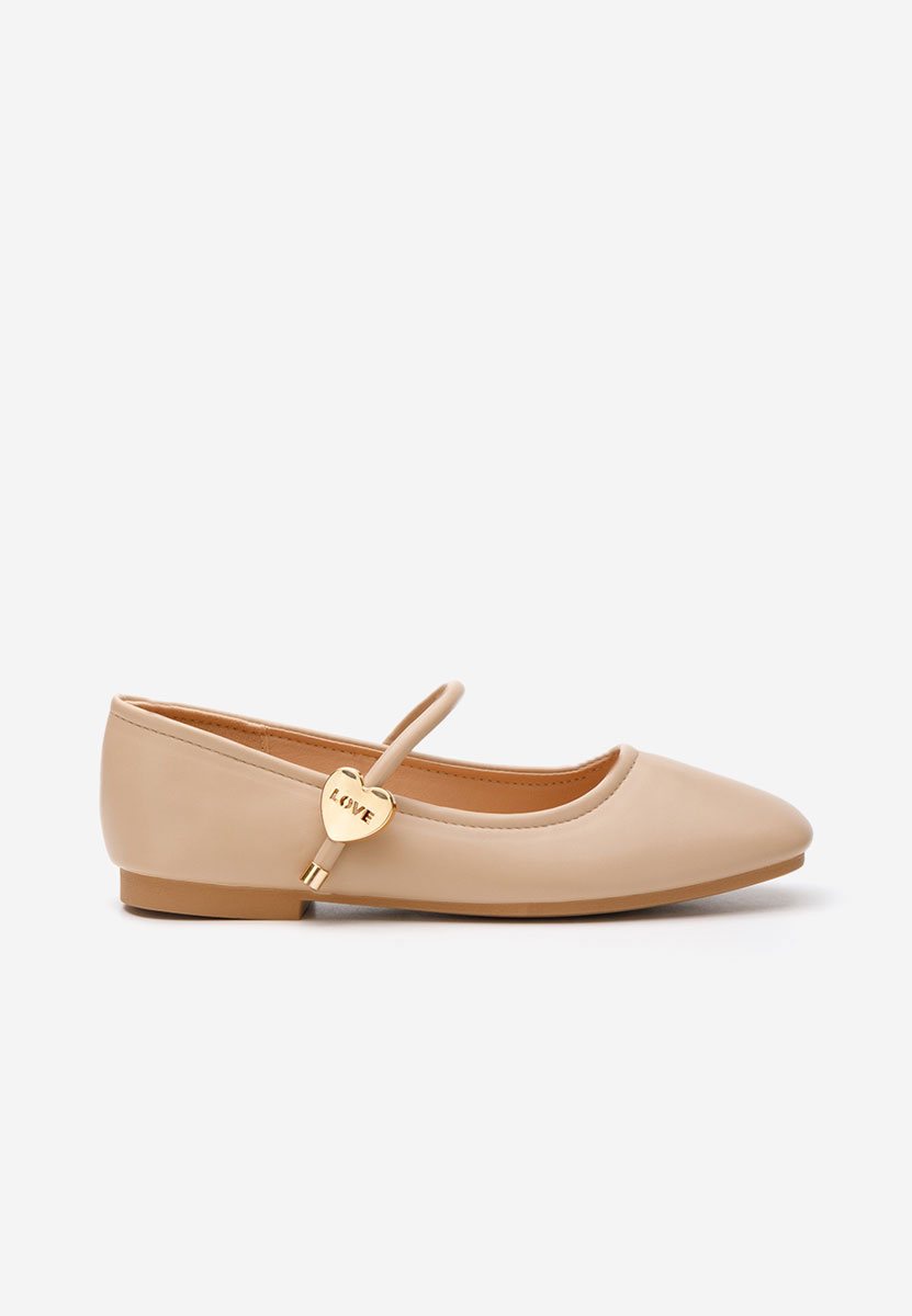 Norina khaki női balerina