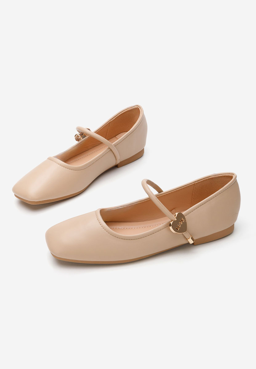 Norina khaki női balerina