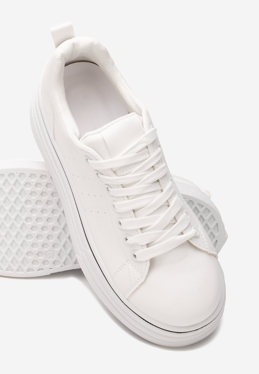 Asalia fehér telitalpú platform sneaker
