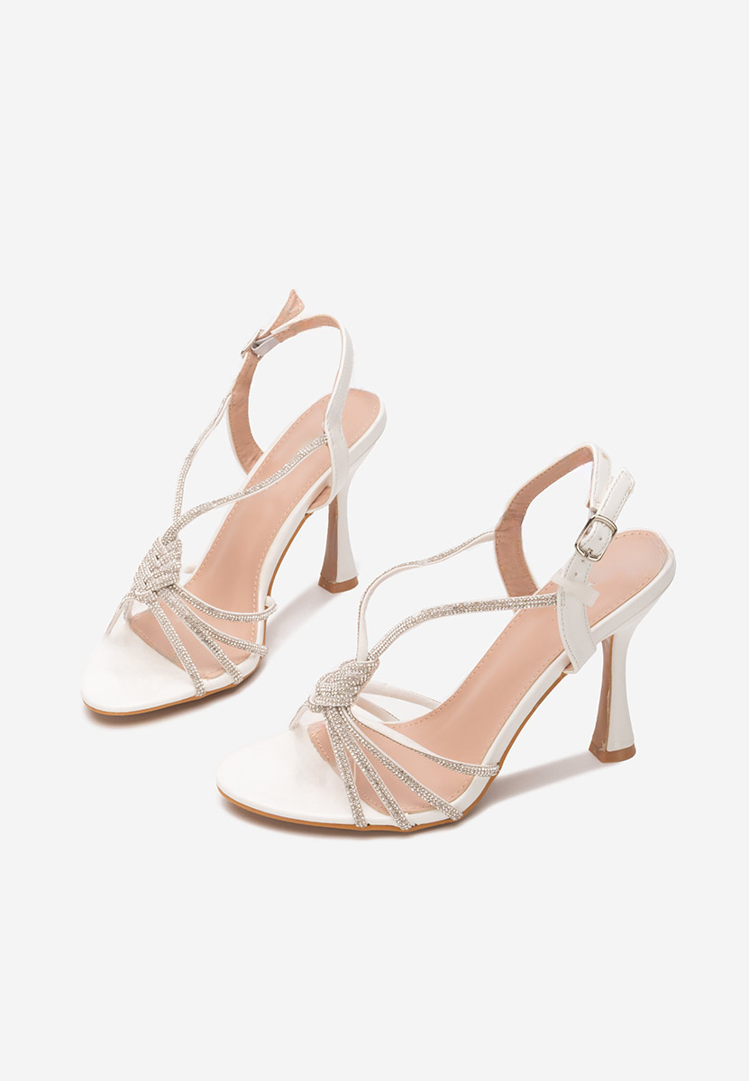 Madea fehér elegáns női szandál