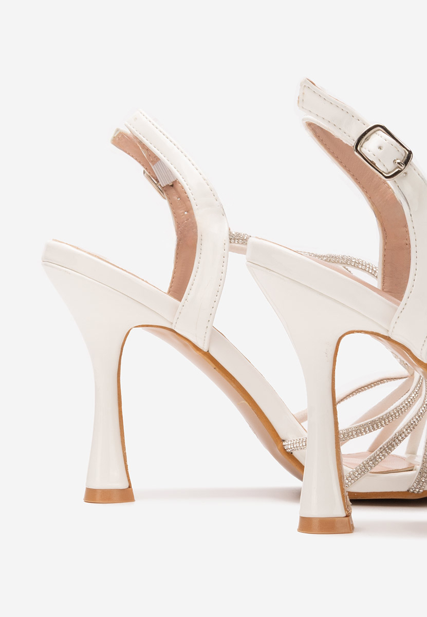 Madea fehér elegáns női szandál