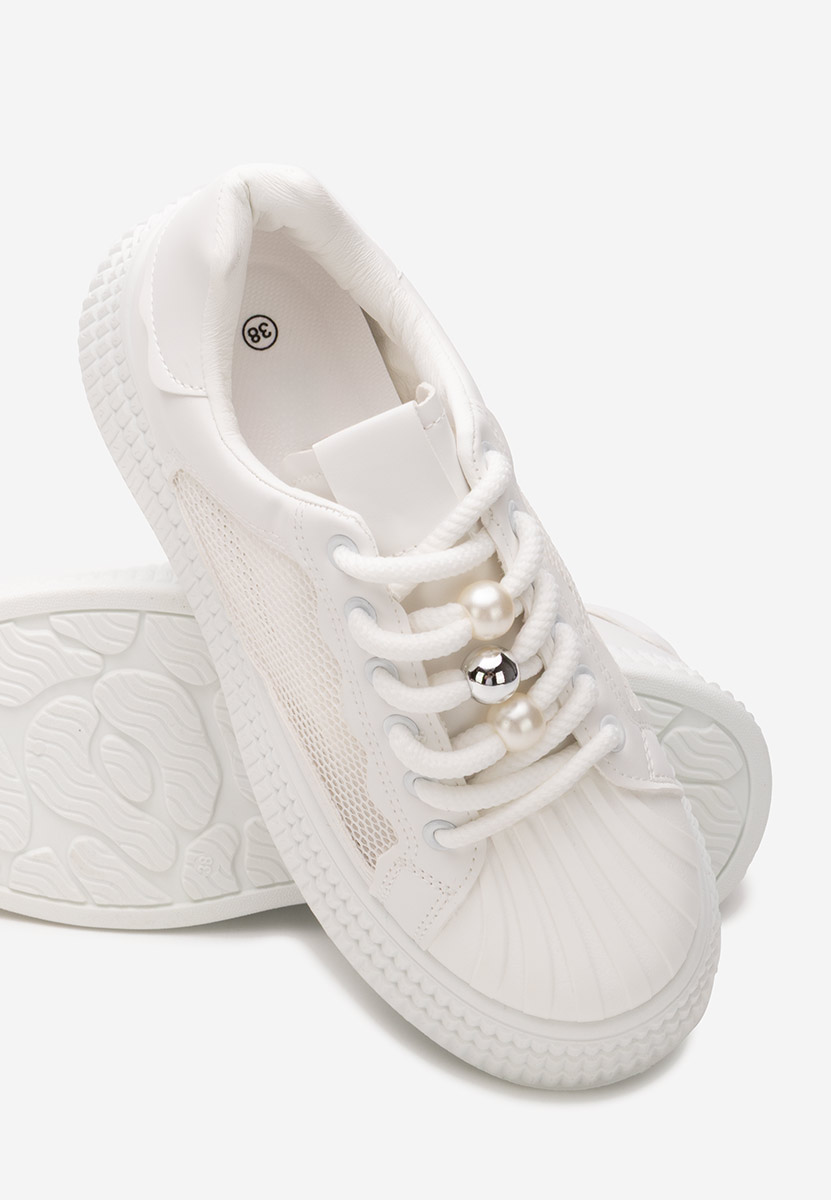 Particia fehér telitalpú platform sneaker