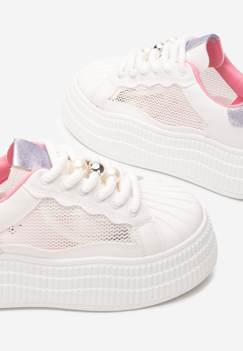 Particia v3 fehér telitalpú platform sneaker