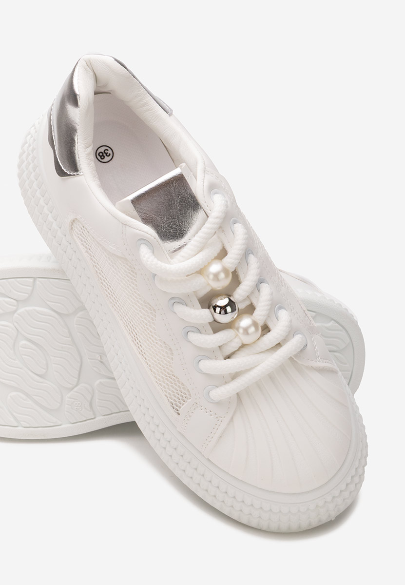 Particia v2 fehér telitalpú platform sneaker