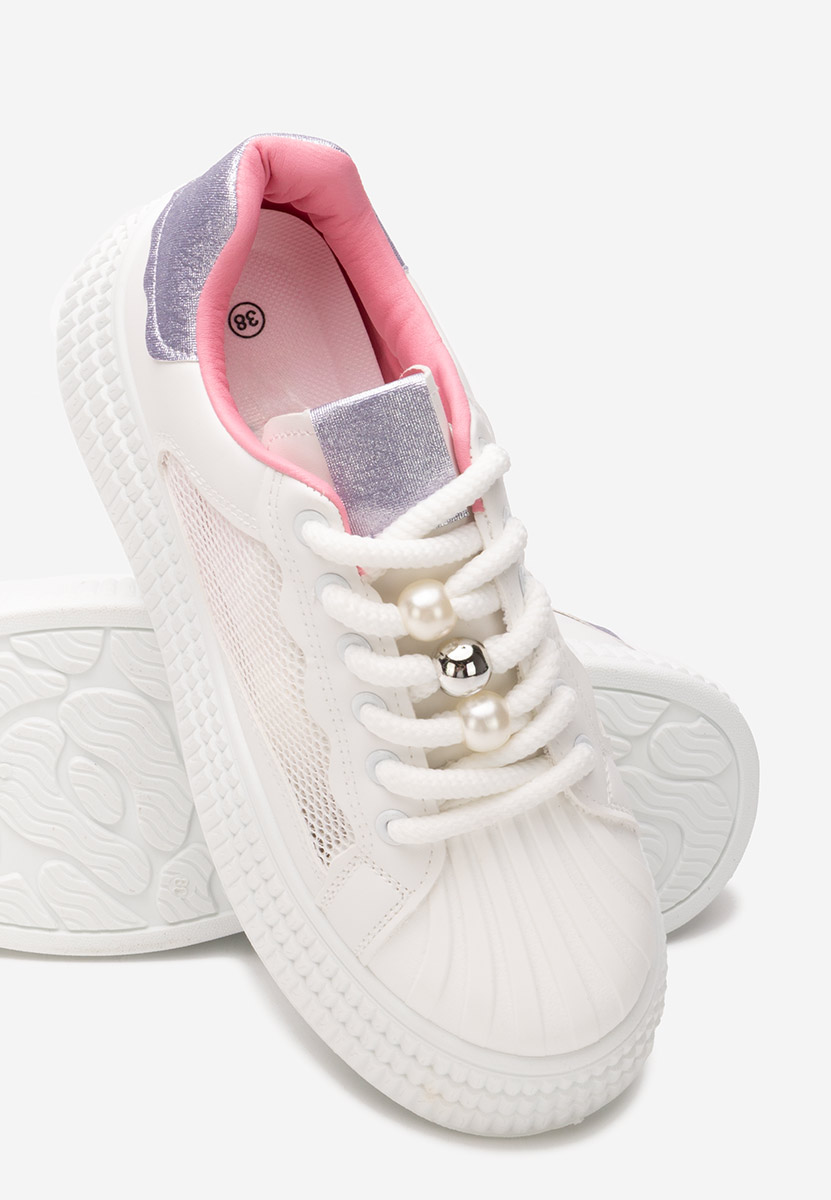 Particia v3 fehér telitalpú platform sneaker