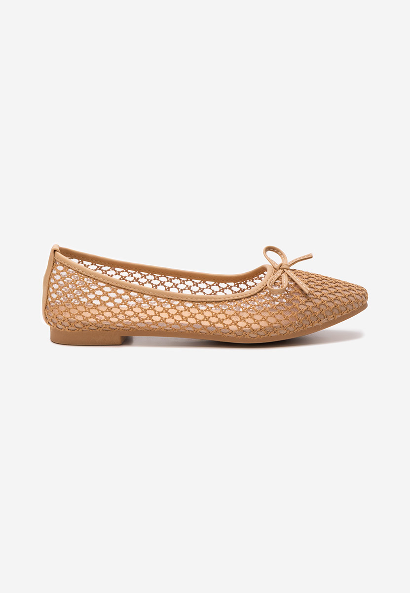 Rosa khaki női balerina