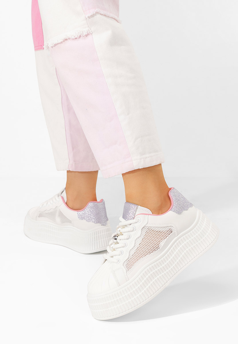 Particia v3 fehér telitalpú platform sneaker