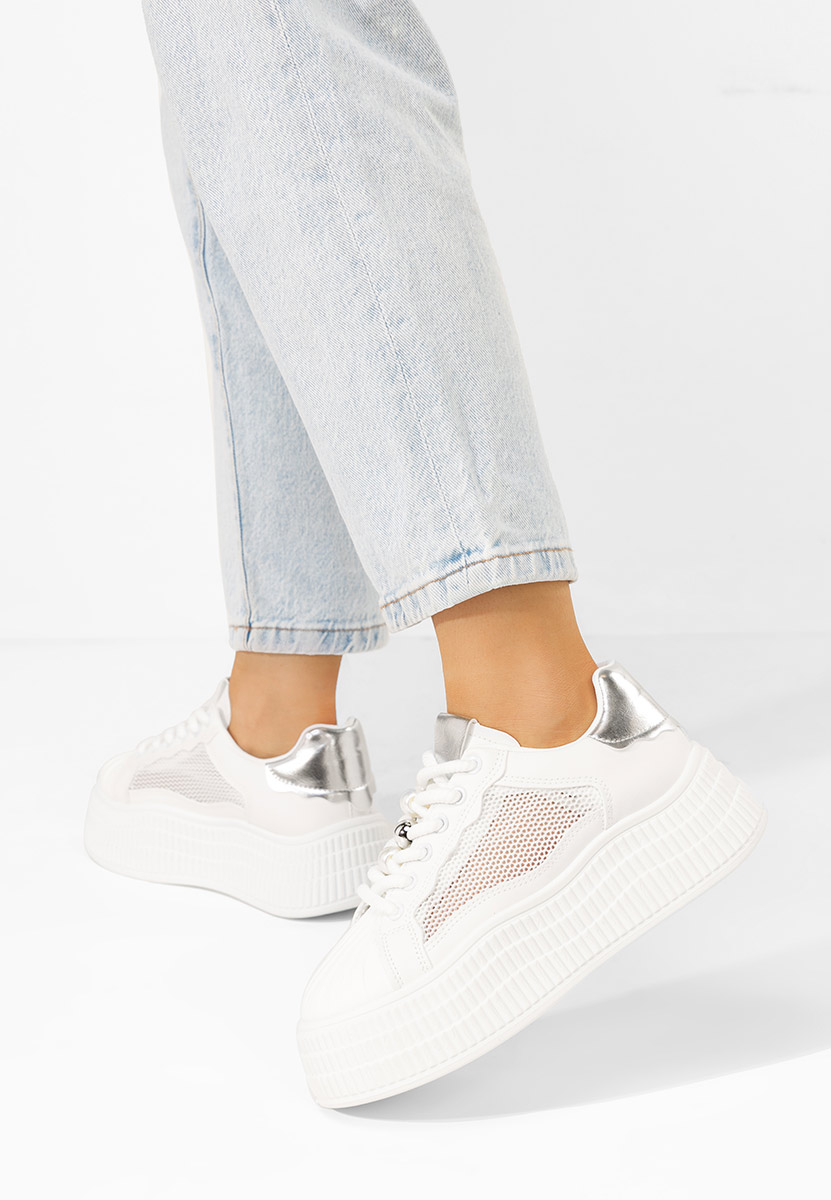 Particia v2 fehér telitalpú platform sneaker