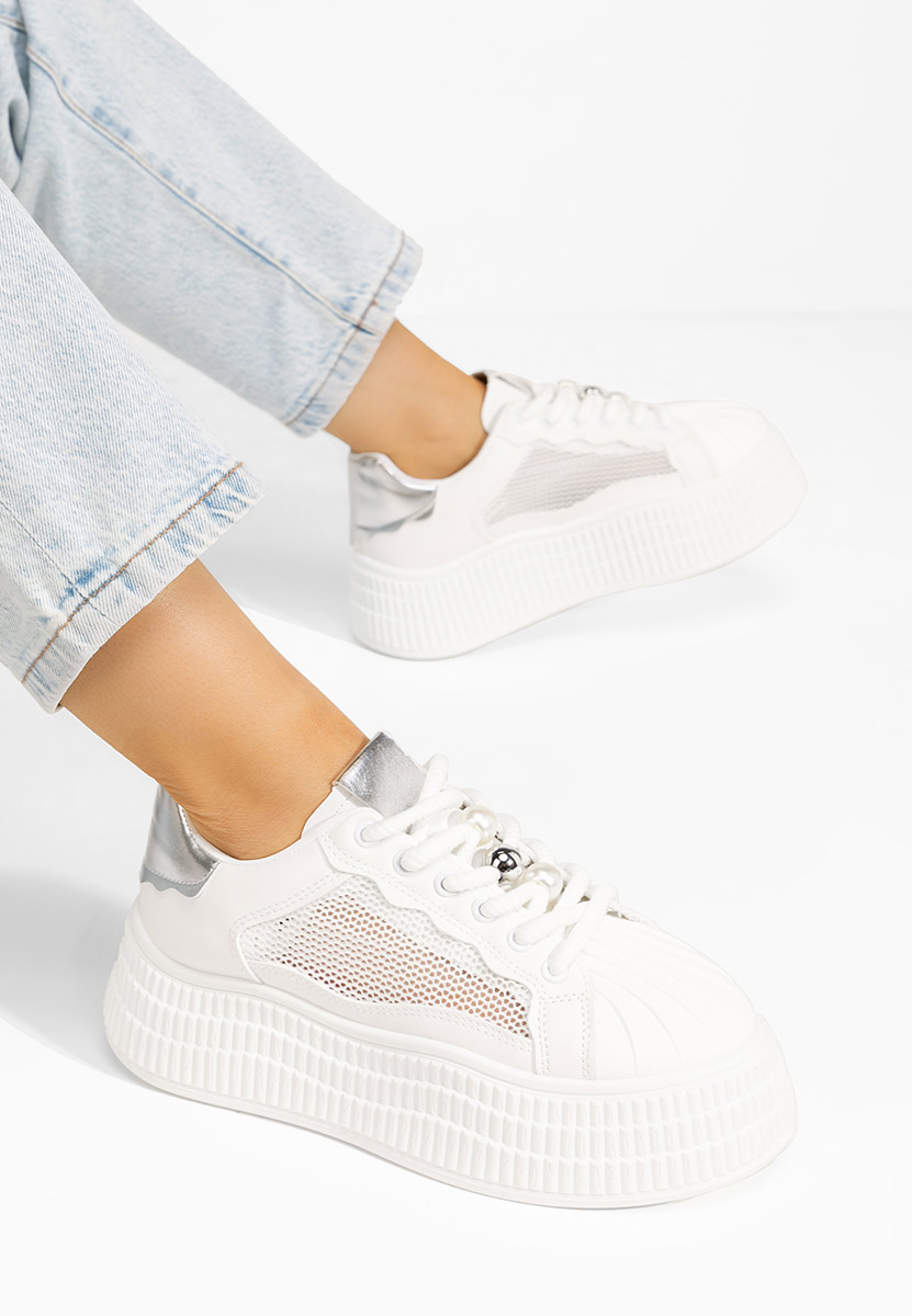 Particia v2 fehér telitalpú platform sneaker