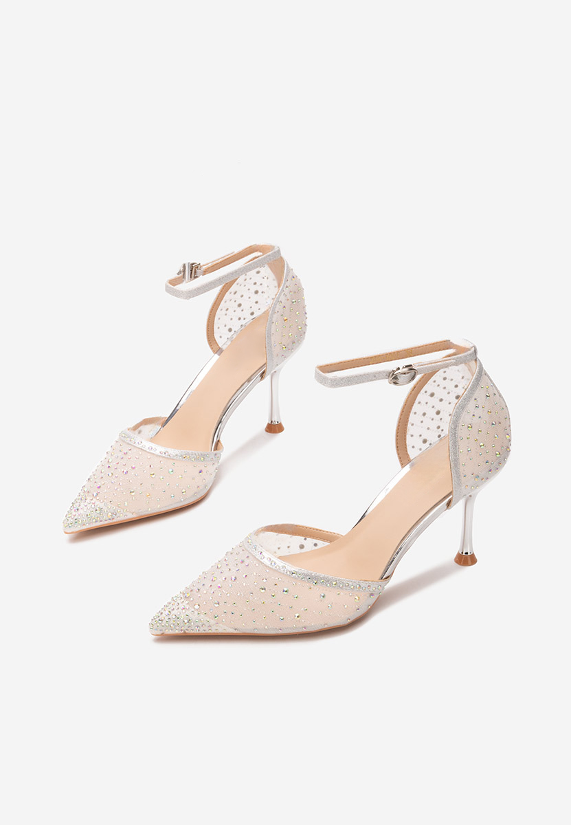 Cesia ezüst női elegáns cipő