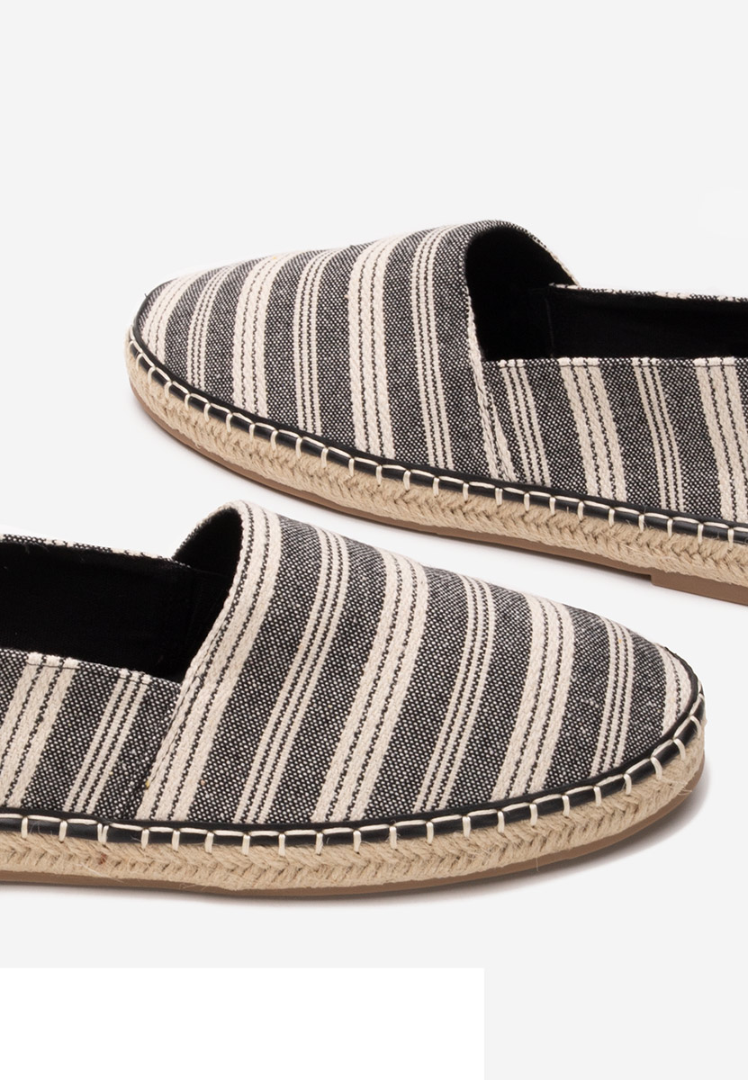 Jonie fekete férfi espadrilles