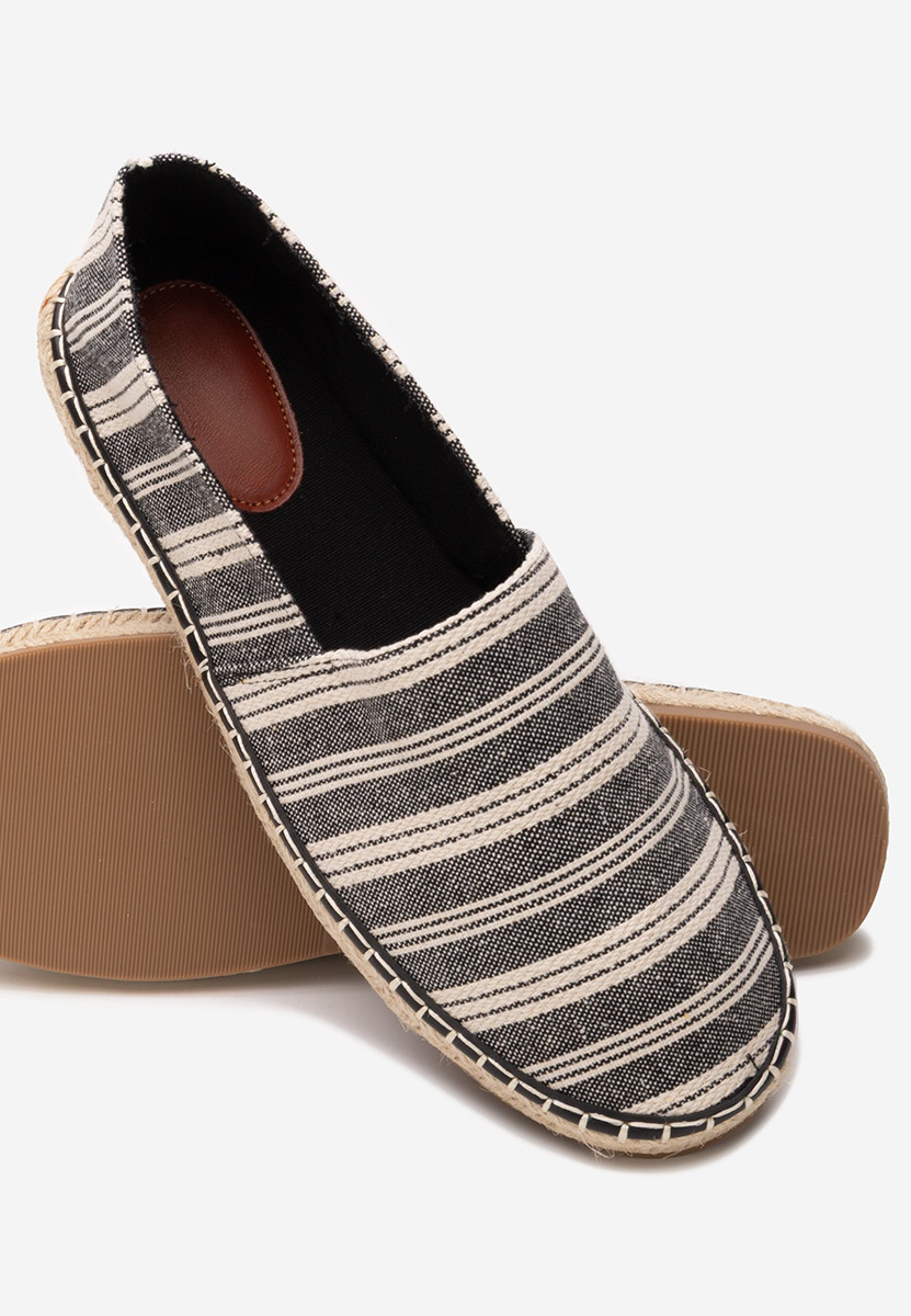 Jonie fekete férfi espadrilles