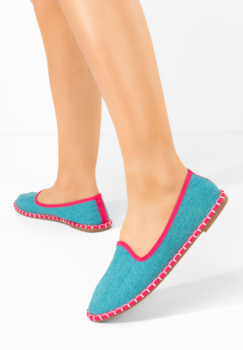 Micala türkiz női espadrilles