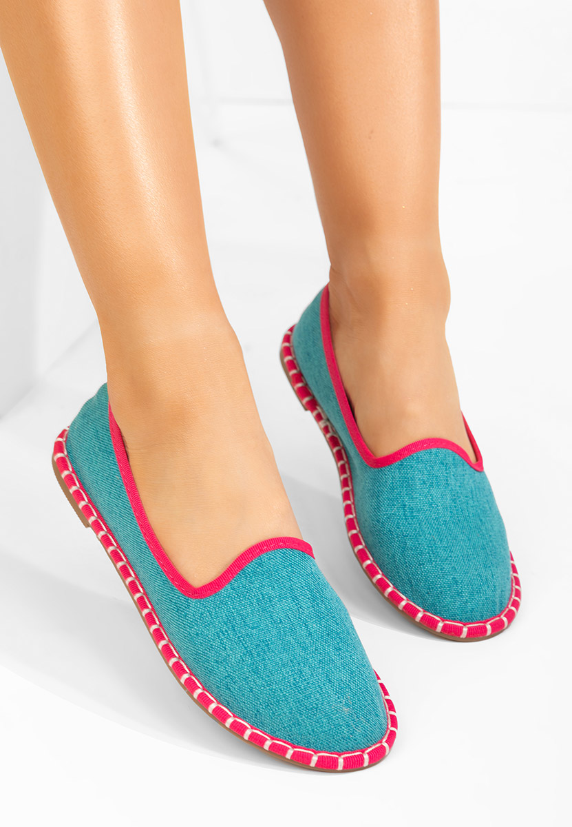 Micala türkiz női espadrilles
