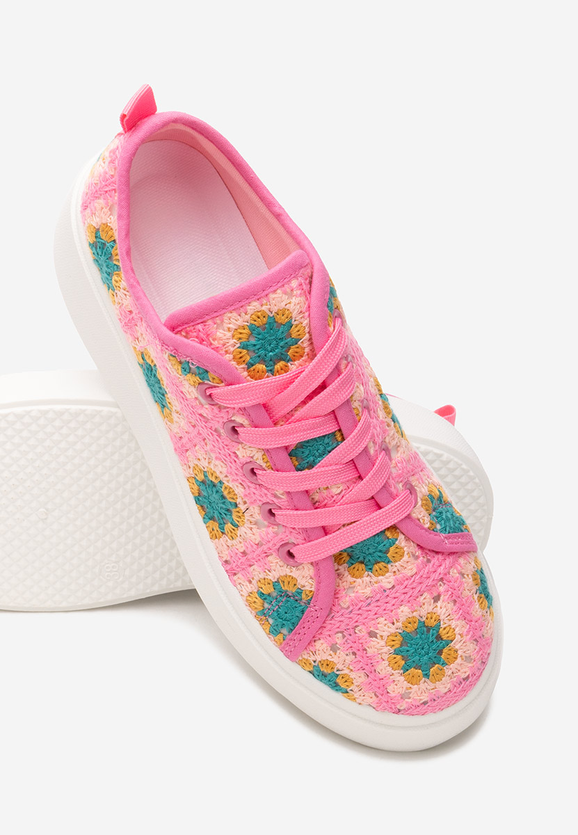 Maricruz rózsaszín telitalpú platform sneaker