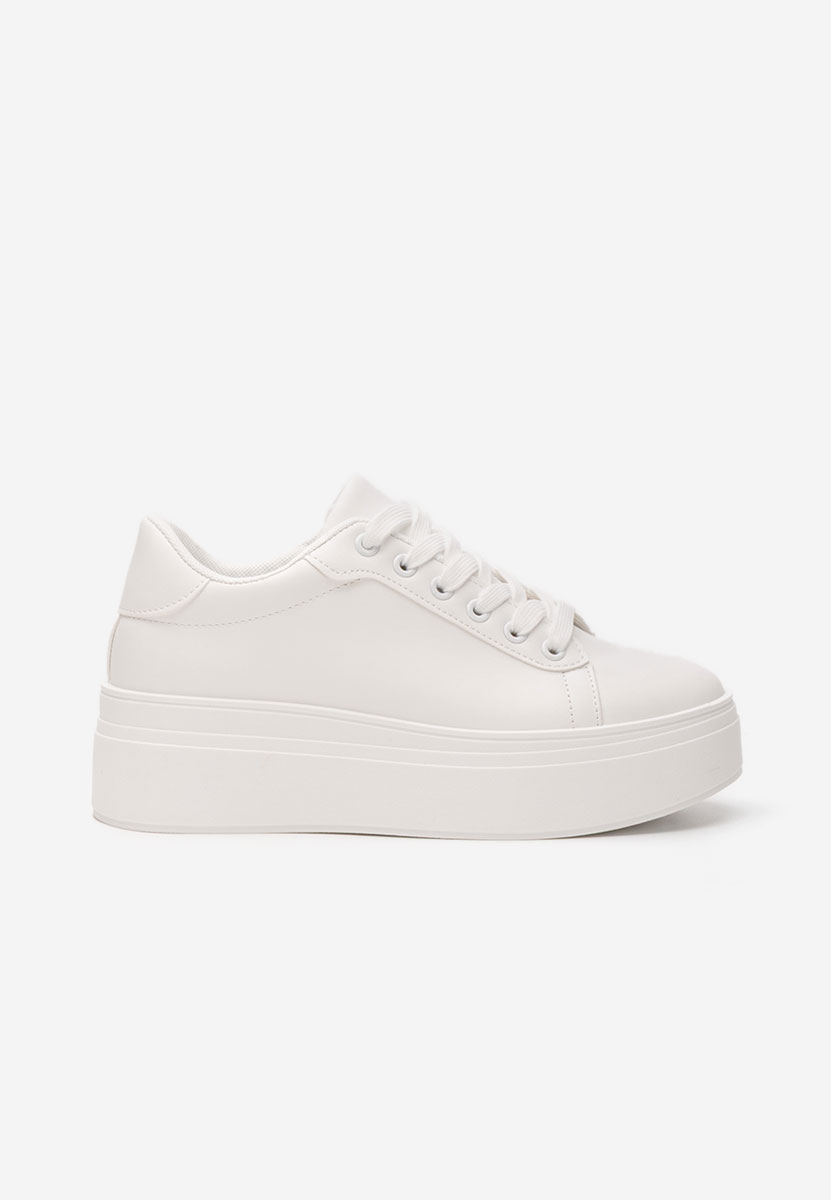 Albea fehér telitalpú platform sneaker