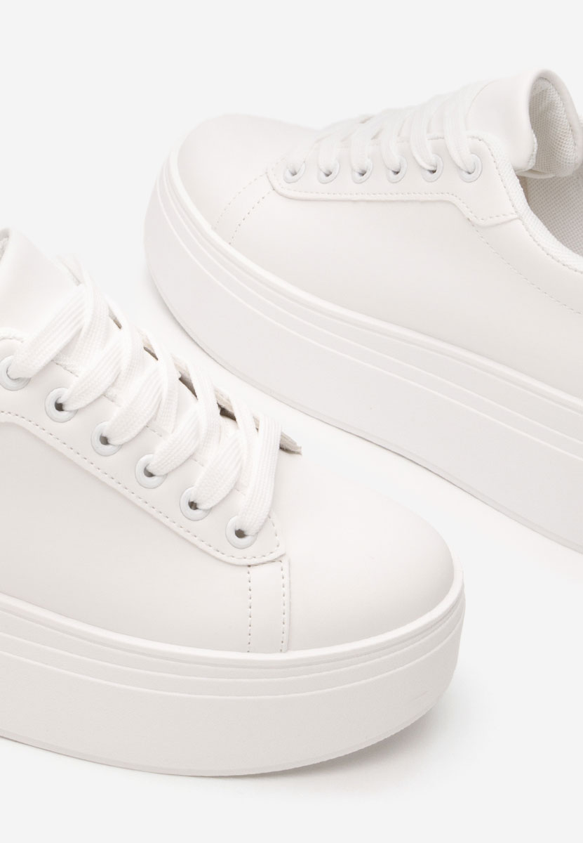 Albea fehér telitalpú platform sneaker
