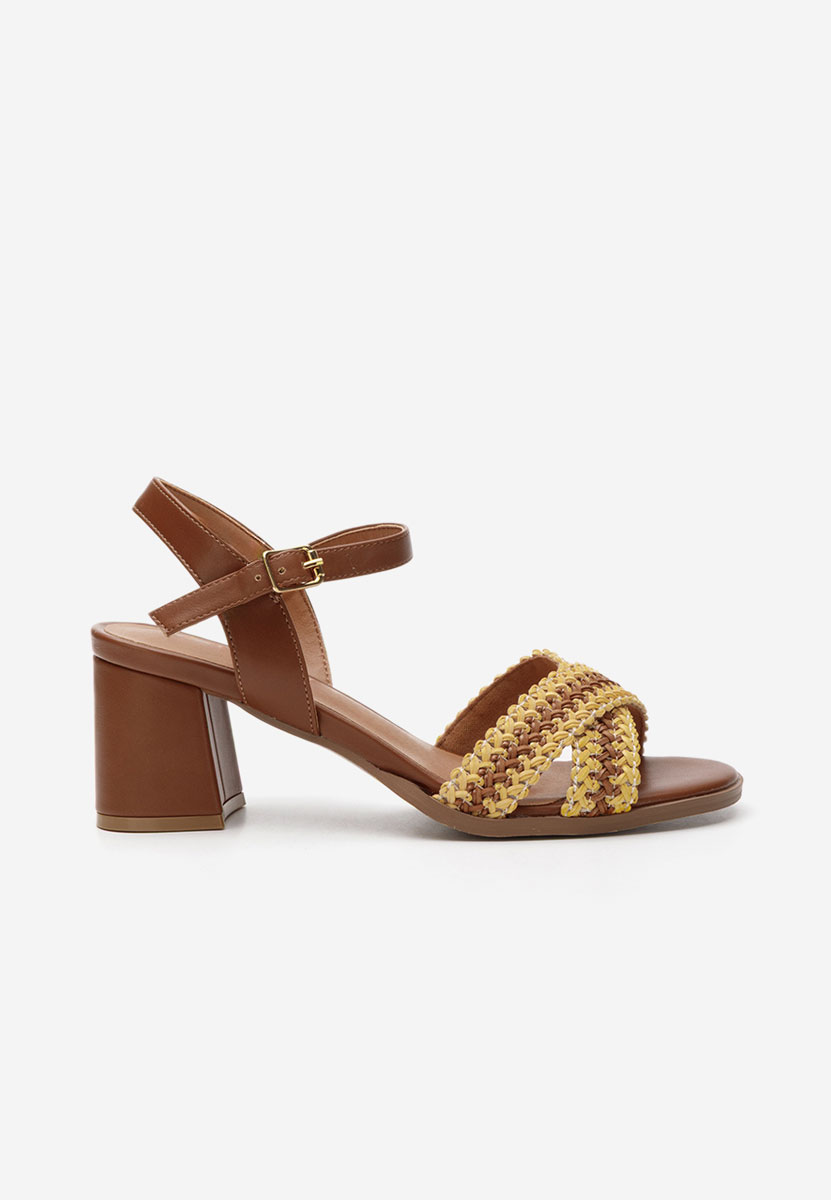 Sakara camel vastag sarkú szandál 