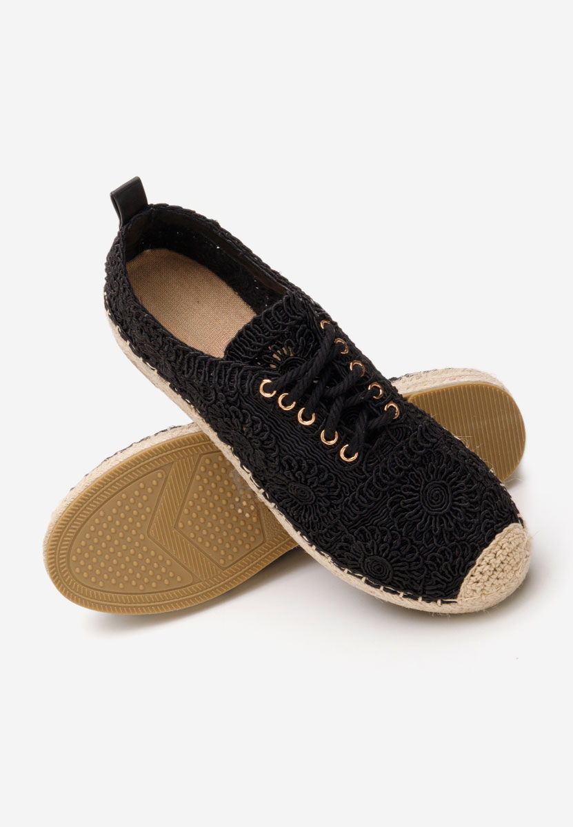 Klarysa fekete női espadrilles