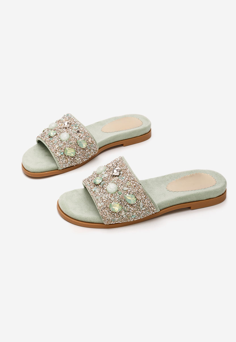 Moana v2 zöld női papucs