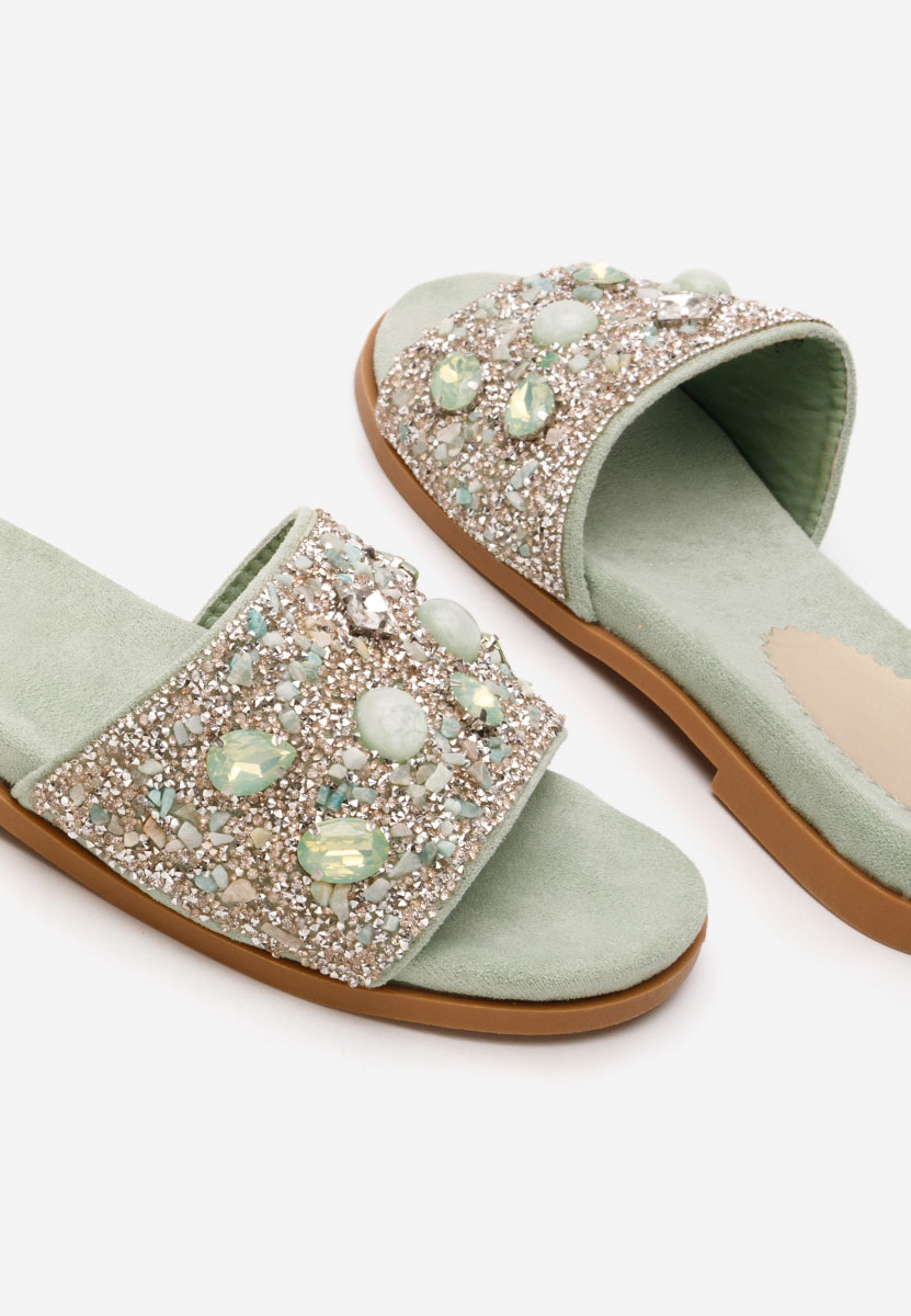 Moana v2 zöld női papucs