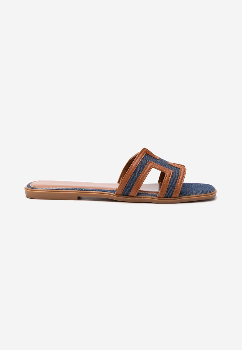 Zoralia jeans  sarok nélküli papucs