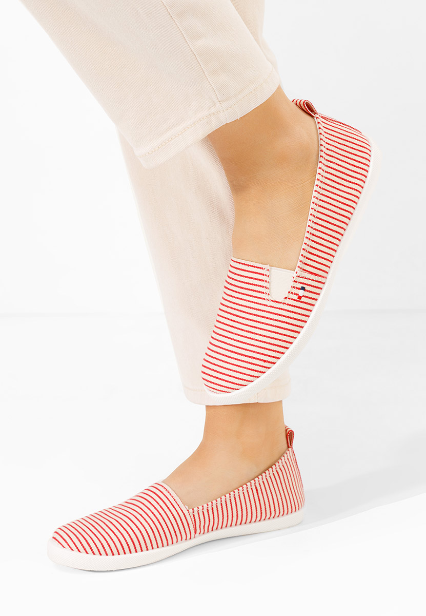 Brandusa piros női espadrilles