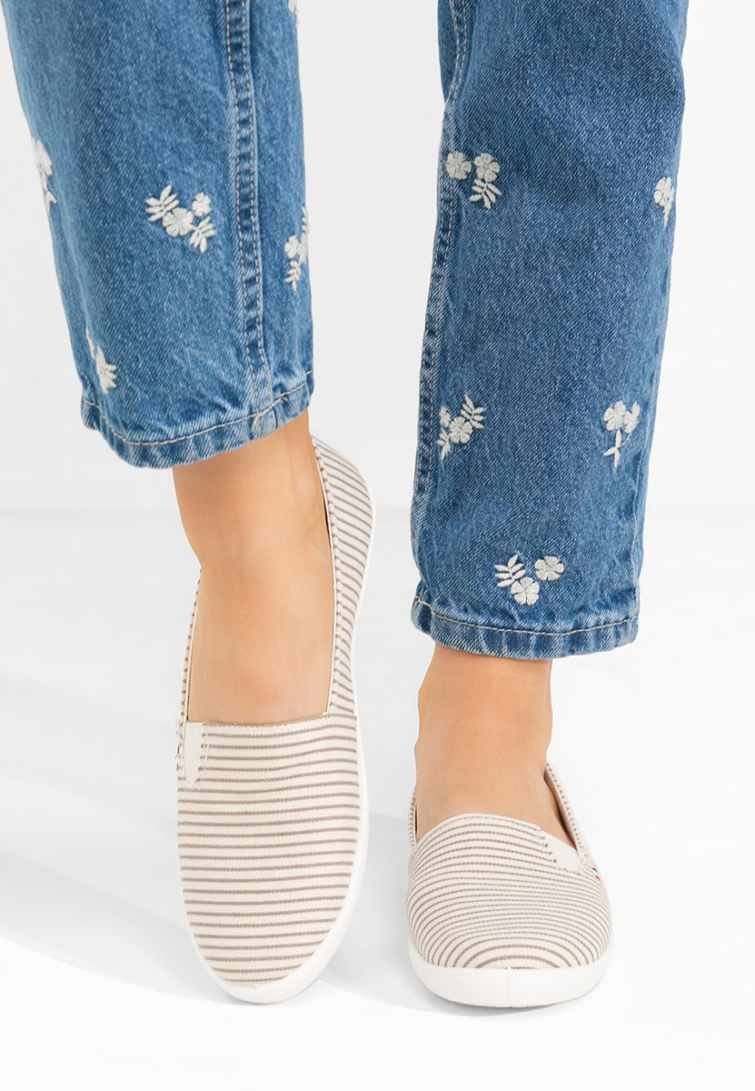 Brandusa szürke női espadrilles
