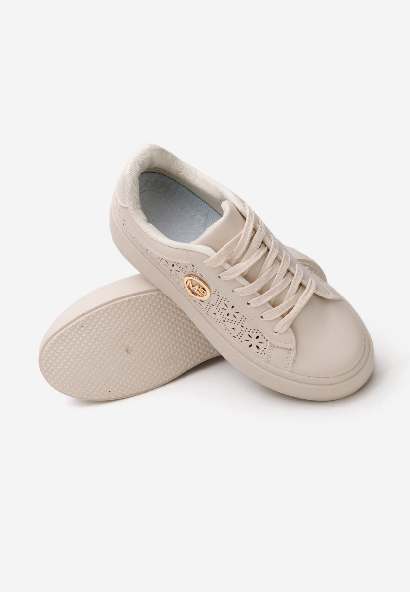 Nidya v2 bézs platform sneaker cipő 