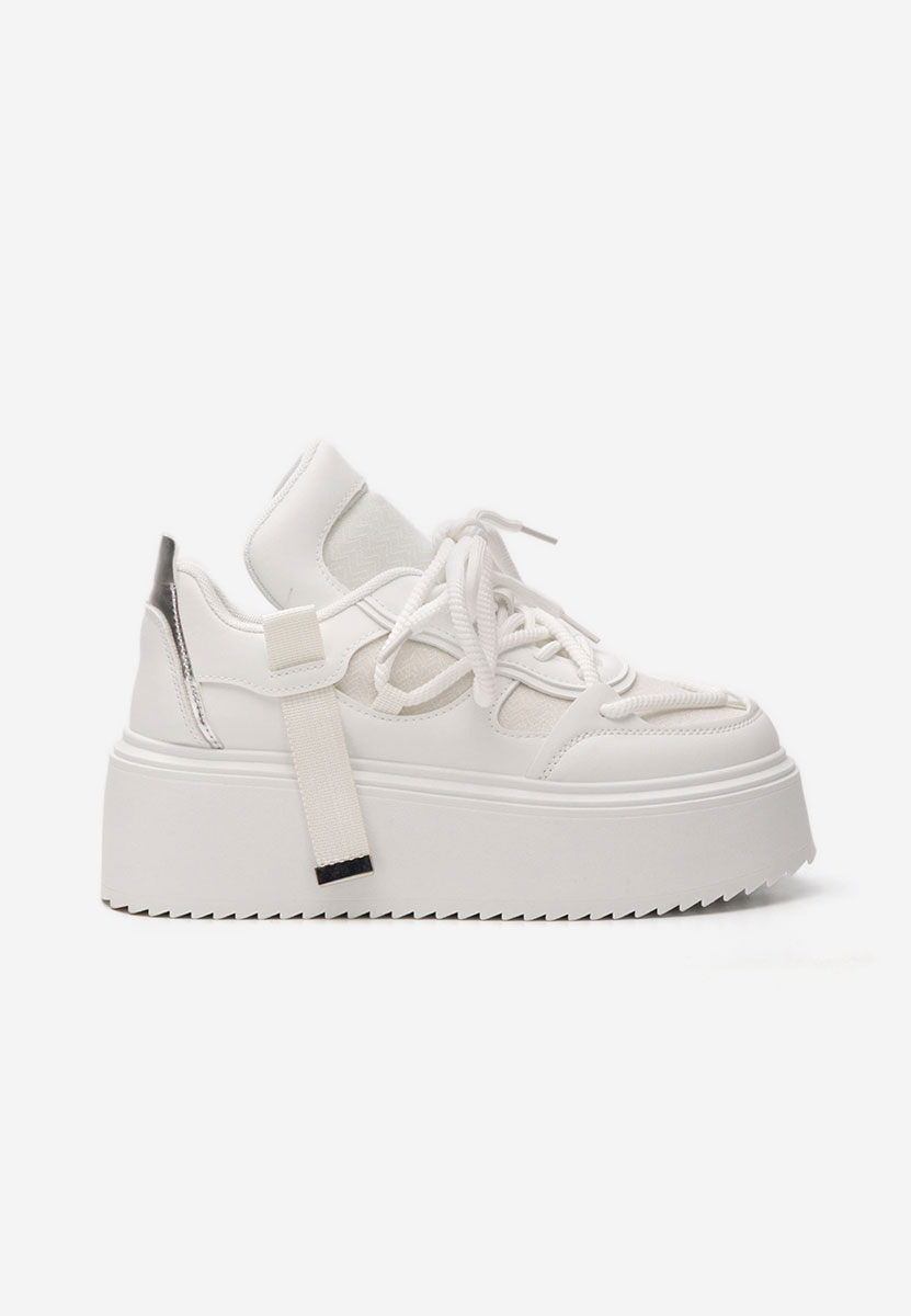 Lourie fehér telitalpú platform sneaker