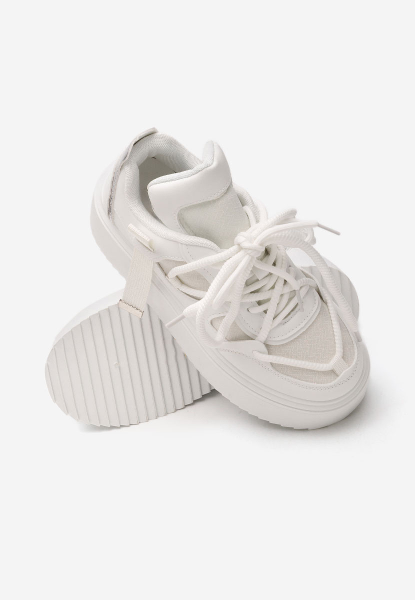 Lourie fehér telitalpú platform sneaker