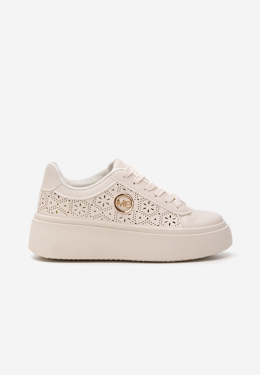 Nidya v2 bézs platform sneaker cipő 