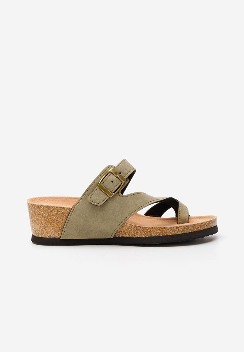 Wandana v2 khaki platform papucs