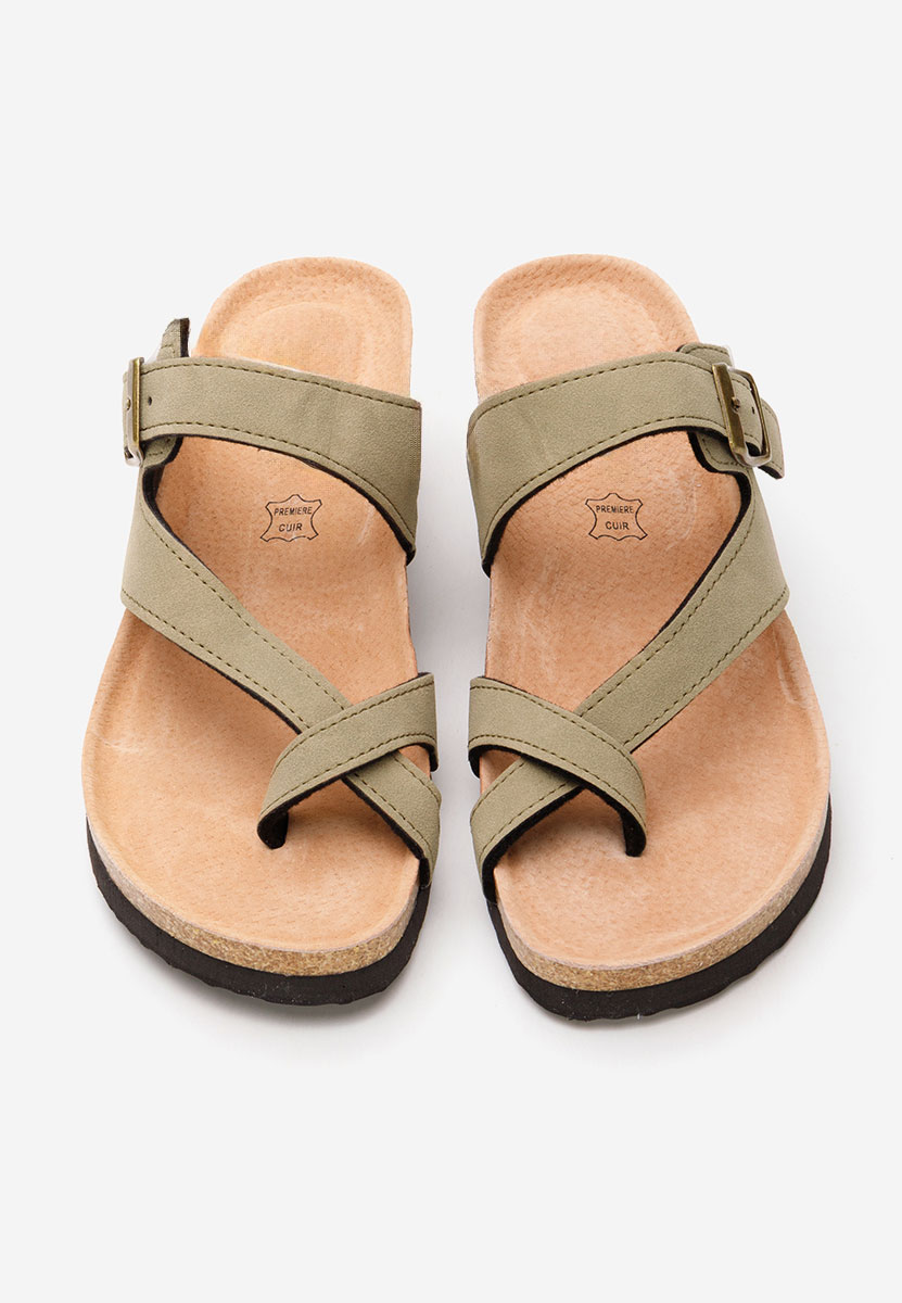 Wandana v2 khaki platform papucs