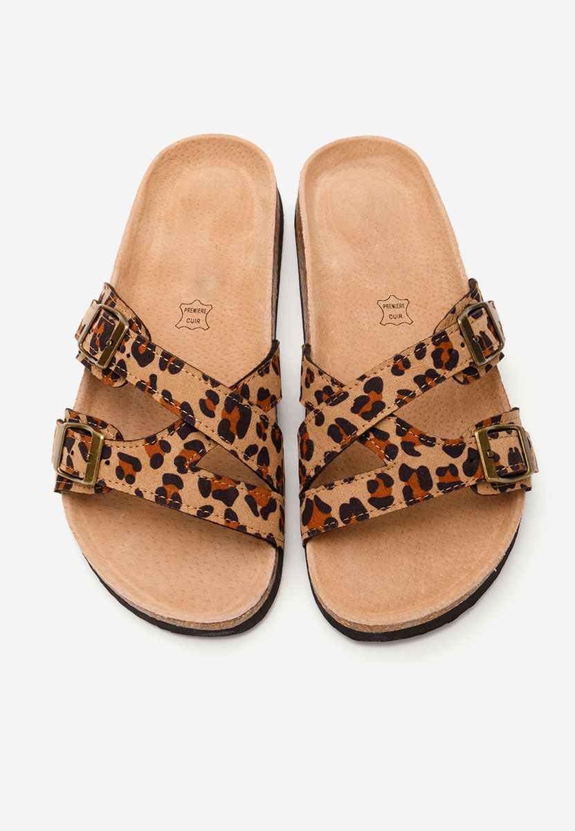 Viriana leopárdmintás női papucs