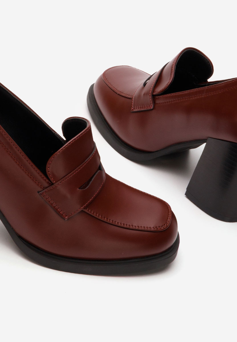 Odesia v3 borvörös női loafer cipő