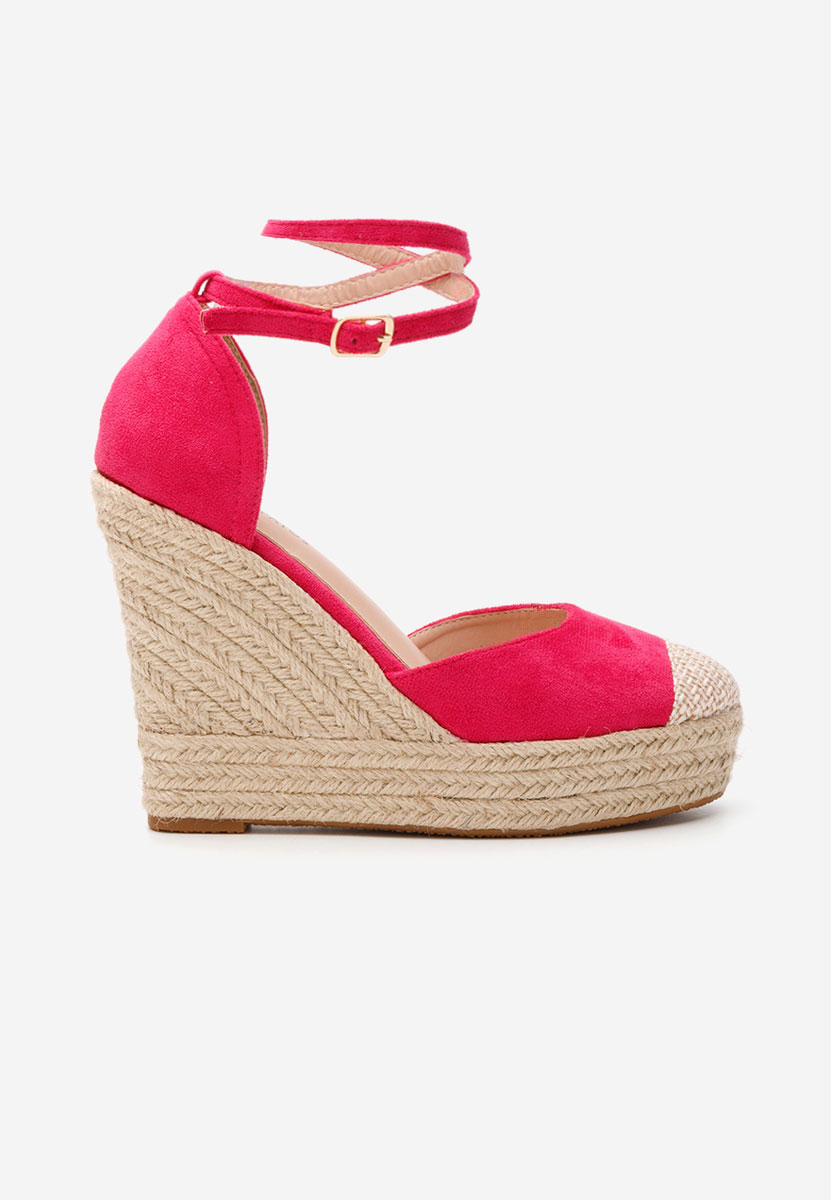 Saniza v3 fuxia platform szandál