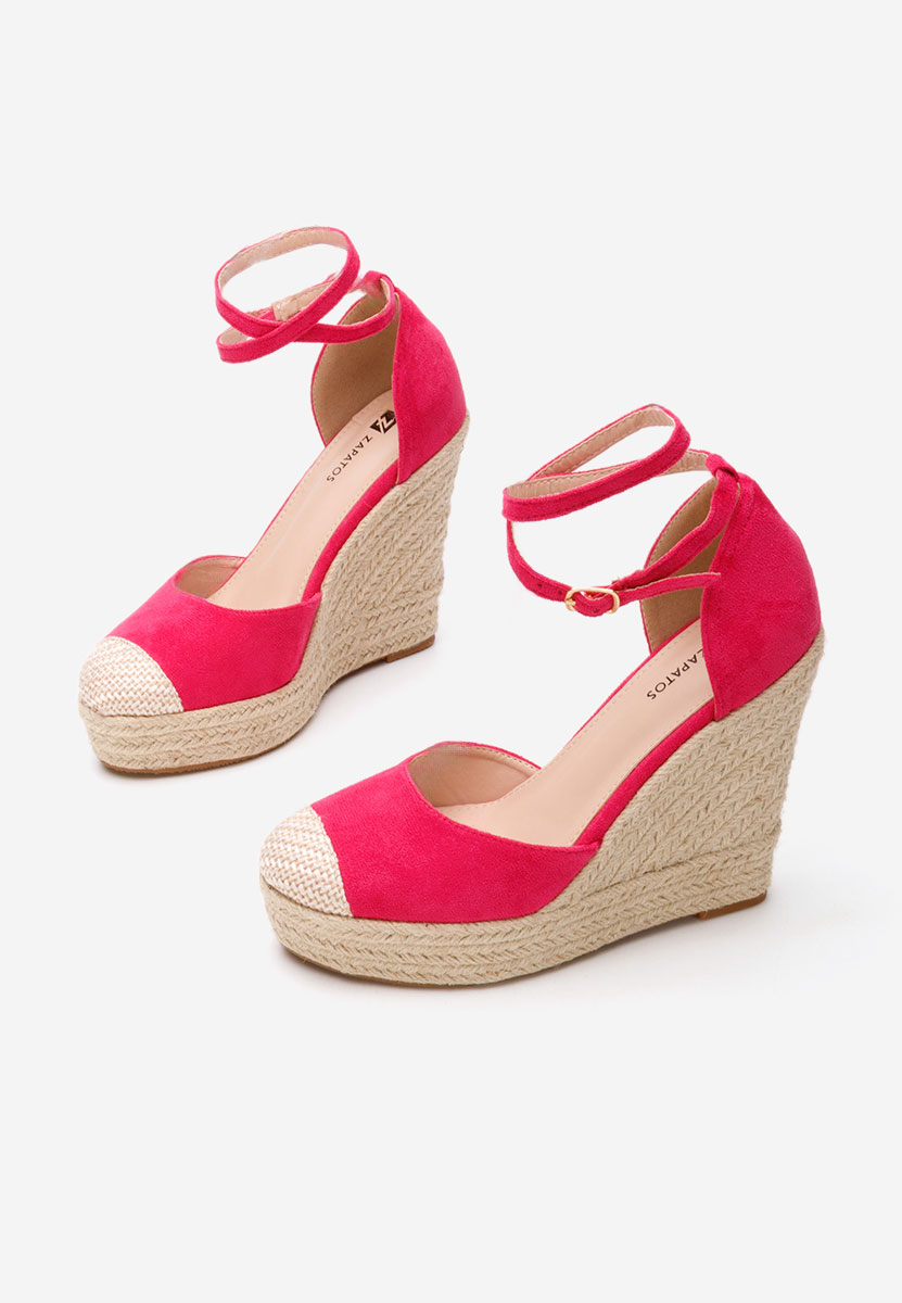 Saniza v3 fuxia platform szandál